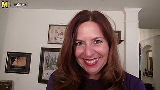 Coquine sexe américaine enceinte mature mère jouant avec elle-même des films pour adultes yuri